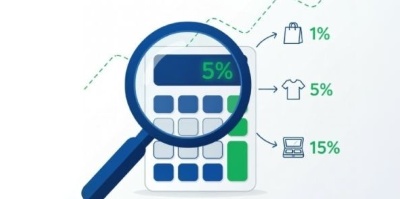 Расчёт процента кэшбэка по марже для разных ниш: продукты 0,5–3%, одежда 3–7%, косметика 10–20% в программе лояльности RX-Loyalty